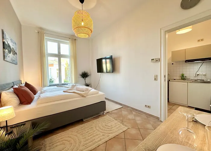 Gemuetliches Fuer 2 Personen Naehe Hbf - Smart Tv 公寓 什未林