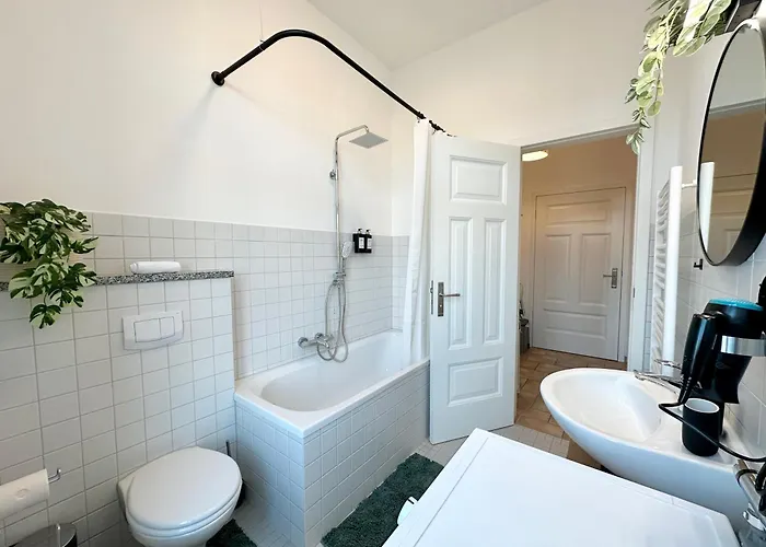 Gemuetliches Fuer 2 Personen Naehe Hbf - Smart Tv 公寓 什未林